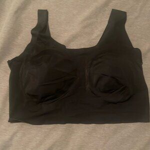 Black womens sports bra